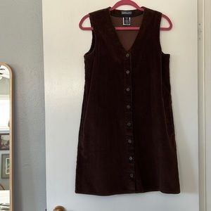 Lands’ End Vintage Corduroy Dress